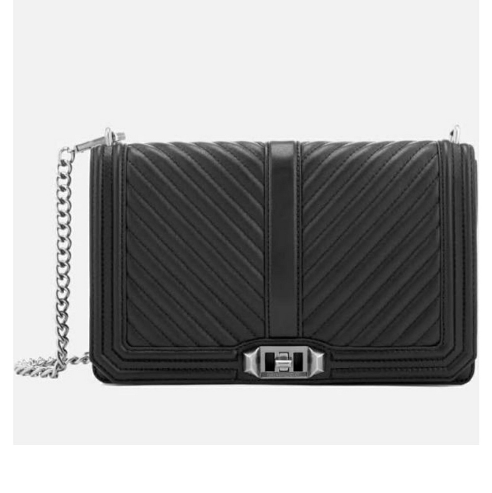 Rebecca Minkoff Chevron Quilted Slim Love Crossbod